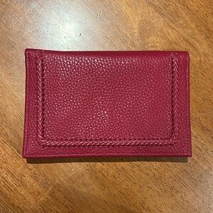 Brighton Ferrara wallet. Deep red